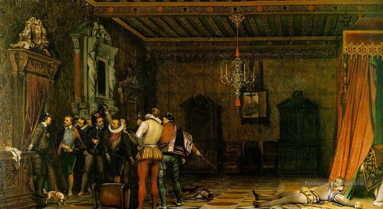 assassinat Histoires de 1834 Hippolyte Delaroche Peintures à l'huile